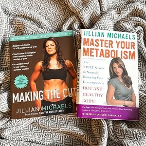 2 Book Bundle Jillian Michaels Master Your Metabolism and Making The Cut Health